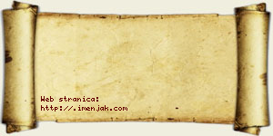 Tanja Balzamović vizit kartica